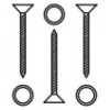 [136115] Крепеж вертикальный для напольных биде, унитазов Ceramica Althea 520.A +720 ₽