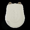 [162092] Сиденье для унитаза Migliore Bella ML.BLL-26.114.AV.BR с декором Angel с системой Microlift, слоновая кость/бронза +36270 ₽