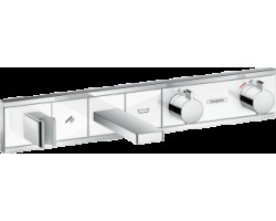[303555] Смеситель Hansgrohe RainSelect для ванны и душа, термостатический, белый/хром, 15359400 +215520 ₽