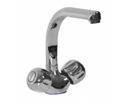 [325970] Смеситель для кухонной мойки 1/2 кер Mixline ML02-031, хром +3014 ₽