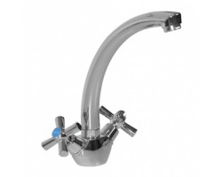 [326561] Смеситель для кухонной мойки 1/2 кер Mixline ML09-032, хром +3246 ₽