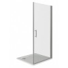 [331996] Душевая дверь в нишу Good Door Mokka DR-100-C-WE, 100 х 185 см, стекло прозрачное, белый, МК00002 +16680 ₽