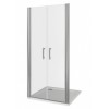 [332007] Душевая дверь в нишу Good Door Mokka SD-100-C-WE, 100 х 185 см, стекло прозрачное, белый, МК00004 +20370 ₽
