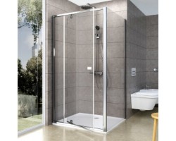 [334486] Душевой уголок Ravak Pivot PDOP2+PPS, 120 х 80 см, профиль блестящий, витраж транспарент, 03GG0C00Z1/90G40C00Z1 +93960 ₽