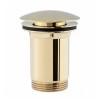 [340068] Донный клапан Omnires A706GL для раковины, клик-клак, универсальный, золото +4301 ₽