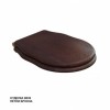 [459447] Крышка-сиденье Caprigo Boheme, коричневая, фурнитура бронза, с микролифтом, KFm-IB-B039 +12575 ₽