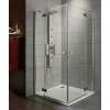 [494675] Душевой уголок Radaway Almatea KDD 100L*90R, 100 x 90 х 195 см стекло графит, профиль хром, 32182-01-05N +76140 ₽