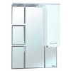 [163637] Зеркальный шкаф Bellezza Мари 75 см, с подсветкой, белый, правый, 00000001157 +13006 ₽