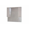 [163675] Зеркальный шкаф Bellezza Мари 105 см, с подсветкой, белый/бежевый, 00000001142 +17294 ₽
