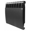 [308993] Радиатор биметаллический Royal Thermo Piano Forte 500 noir sable 4 секции, черный +10534 ₽