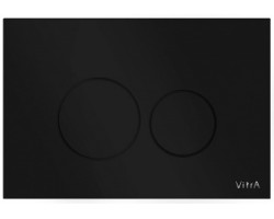 [485775] Кнопка смыва VitrA Vetro 740-1601, стекло, черная +13467 ₽