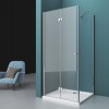 [512387] Душевой уголок BelBagno Albano, 90 х 90 х 195 см, стекло прозрачное, профиль хром, ALBANO-AS-1-90-C-Cr +48650 ₽