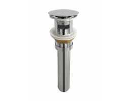[539891] Донный клапан Ceramica Nova, с переливом, с системой Click-Clack, хром, CN2000CHx +1990 ₽