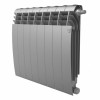[557575] Радиатор биметаллический Royal Thermo BiLiner 500 VDR Silver Satin, 8 секций, нижнее правое подключение, НС-1309750 +12270 ₽