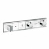 [303341] Смеситель Hansgrohe RainSelect для душа, термостатический, белый/хром, 15355400 +159430 ₽