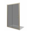 [332713] Душевая дверь в нишу Good Door Jazze WTW-120-B-BR, 120 х 185 см, стекло тонированное бронза, бронза, ДЖ00032 +33640 ₽