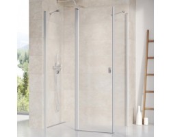 [334329] Душевой уголок Ravak Chrome CRV2+CPS, 80 x 100 см, профиль сатин, витраж транспарент, 1QV40U00Z1/9QVA0U00Z1 +116190 ₽