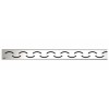 [353126] Решетка водосточная AlcaPlast Smile-950M, нержавеющая сталь матовая +5996 ₽