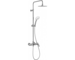 [502619] Душевая система Jacob Delafon Aleo E97825RU-4-CP, верхний душ круглый, хром +51250 ₽