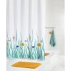 [518987] Штора для ванной комнаты Ridder Atlantis 180 x 200 см, белый/зеленый, 46930 +4714 ₽