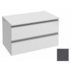[299778] Шкаф подвесной Jacob Delafon Vox 80 EB2061-RA-442, 80 х 46 см, цвет - серый антрацит глянцевый +121430 ₽