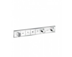 [303512] Смеситель Hansgrohe RainSelect для душа, термостатический, белый/хром, 15357400 +217450 ₽