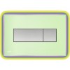 [313971] Кнопка управления AlcaPlast M1472 - R с цветной пластиной, светящаяся кнопка зеленая, свет радуга +40462 ₽