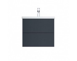 [360769] Тумба под раковину Am.Pm Gem M90FHX06022GM, подвесная, 60 см, 2 ящика push-to-open, графит матовый +20290 ₽