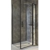 [420743] Душевая дверь Jacob Delafon Contra, 80 х 200 см, стекло прозрачное, профиль чёрный, E22T81-BL +33540 ₽