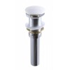 [443091] Донный клапан для раковины без перелива Bronze de Luxe, Clik-Clak, белый/хром, 1001W +3036 ₽