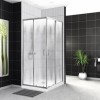 [613375] Душевой уголок BelBagno 100 х 100 х 195 см, профиль хром, стекло шиншилла, UNO-195-A-2-100-CH-CR +23210 ₽