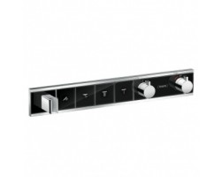 [303514] Смеситель Hansgrohe RainSelect для душа, термостатический, черный/хром, 15357600 +217450 ₽