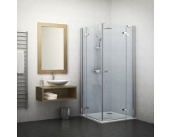 [319432] Душевой уголок Roth Elegant Line 100 х 140 см двустворчатый, стекло прозрачное +123263 ₽