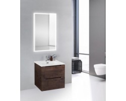 [350908] Тумба под раковину BelBagno ETNA39-500/390-2C-SO-RW-P 50 см подвесная, цвет темный дуб (rovere moro) +16610 ₽