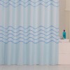[361668] Штора для ванной комнаты Milardo Milardo Waves 650P180M11 180 x 200 см, полиэстер, голубой +600 ₽