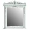 [155287] Зеркало Atoll Bismarck 84*103 cм, ivory (слоновая кость/патина серебро) +23479 ₽