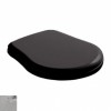 [238086] Крышка-сиденье Kerasan Retro 109004 standart, черное глянцевое, петли хром +17013 ₽