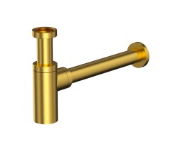 Сифон для умывальника декоративный WHITECROSS A186GLB (брашированное золото) +10495 ₽