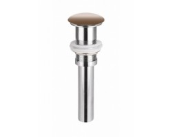 [428947] Донный клапан Ceramica Nova CN2000MC, без перелива, керамическая накладка, цвет капучино матовый +2790 ₽