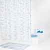[518895] Штора для ванной комнаты Ridder Sylt 180 x 200 см, синий/голубой, 32313 +2068 ₽