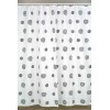 [519791] Штора для ванной комнаты Ridder Snail, Aqm 180 x 200 см, белый/серый, 403130 +2786 ₽
