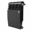 [557491] Радиатор биметаллический Royal Thermo BiLiner 350 VDR Noir Sable 6 секции, нижнее правое подключение, НС-1309714 +7210 ₽