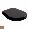 [238088] Крышка-сиденье Kerasan Retro 109304 standart, черное глянцевое, петли бронза +19412 ₽