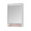 [320463] Зеркало-шкаф Акватон Капри 600х850 мм с подсветкой 1A230302KPDA0, цвет бетон пайн +11280 ₽