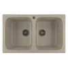 [323412] Кухонная мойка Mixline ML-GM23 (310), врезная сверху, цвет - серый, 77.5 х 50.5 х 20 см +9252 ₽