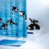 [528819] Штора для ванной комнаты Ridder Orka 180 x 200 см, синий/голубой, 35320 +2444 ₽
