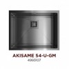 [195077] Мойка кухонная Omoikiri Akisame 59-GM вороненая сталь +61993 ₽