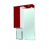 [183495] Зеркальный шкаф Bellezza Альфа 55 см, с подсветкой, красный, левый/правый +6435 ₽