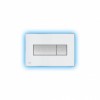 [313945] Кнопка управления AlcaPlast M1470-AEZ111 с цветной пластиной, светящаяся кнопка белая, свет голубой +29641 ₽