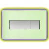 [313971] Кнопка управления AlcaPlast M1472 - R с цветной пластиной, светящаяся кнопка зеленая, свет радуга +40462 ₽